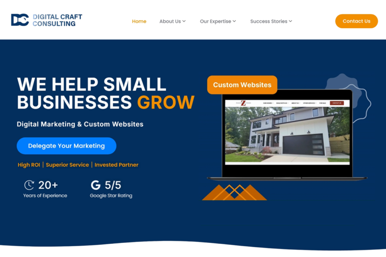 Digital Craft Consulting Website